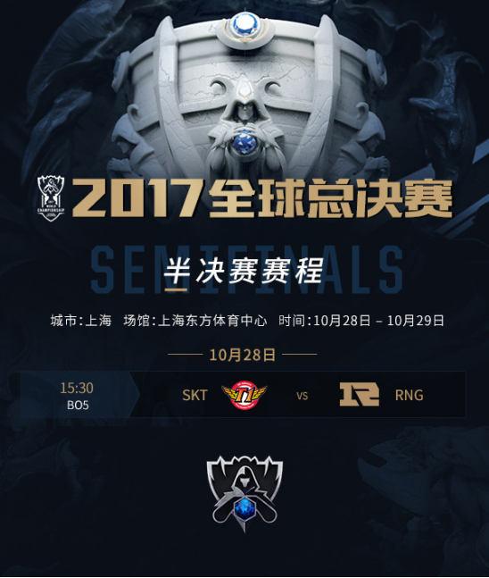 2017全球总决赛半决赛RNGvsSKT 谁能阻挡Faker?